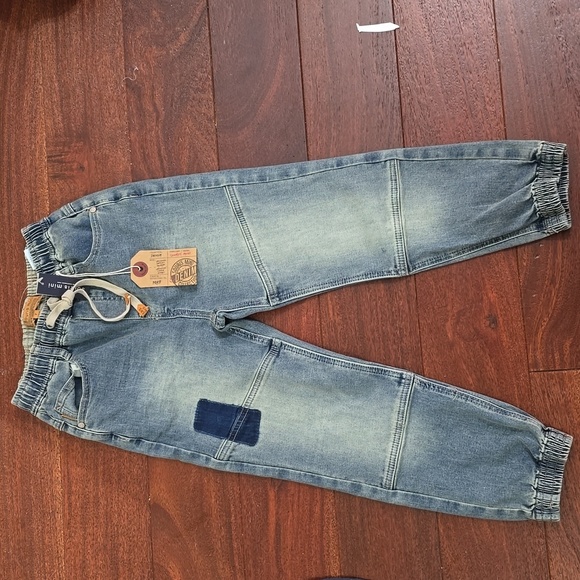 SOURIS MINI Other - Souris Mini-RELAXED FIT PANTS IN LIGHT BLUE STRETCH DENIM